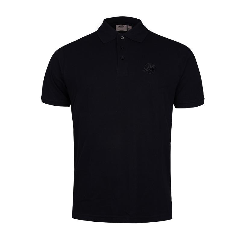 Polo unisexe en noir