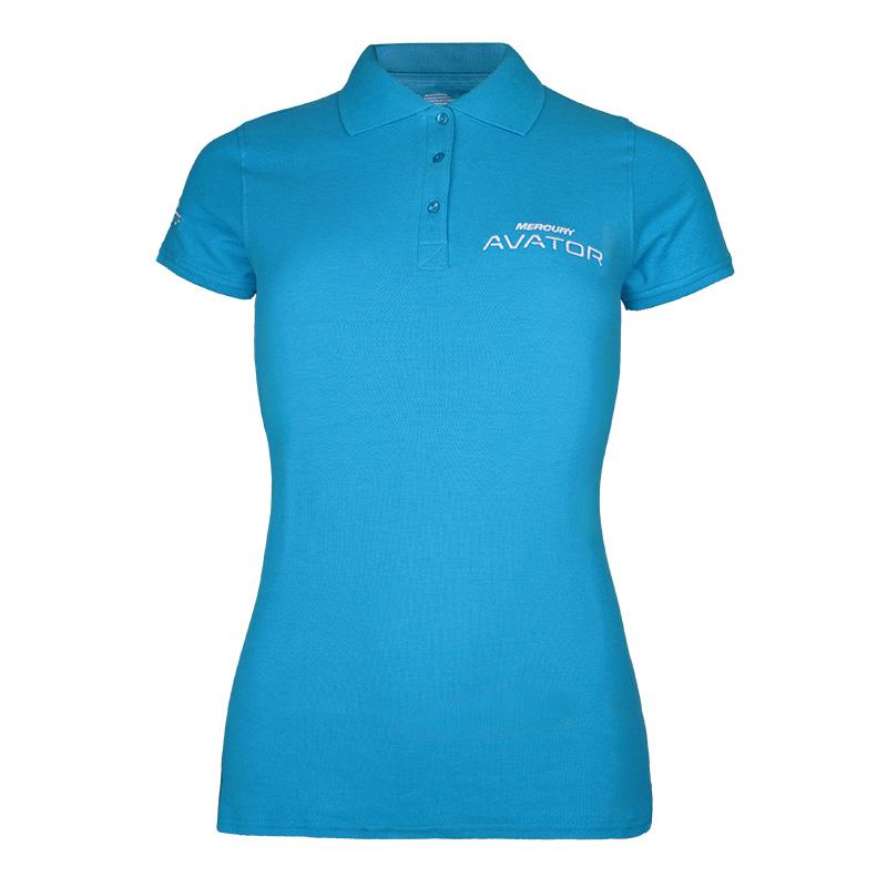Damen Avator Polo-Shirt in türkis