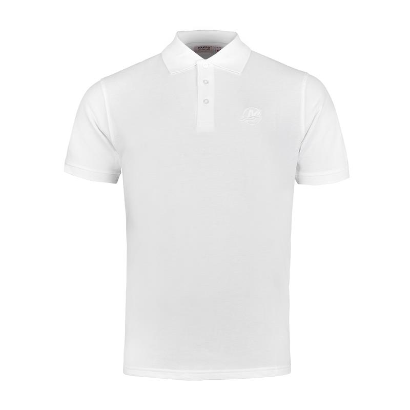 Polo unisexe Mercury en blanc